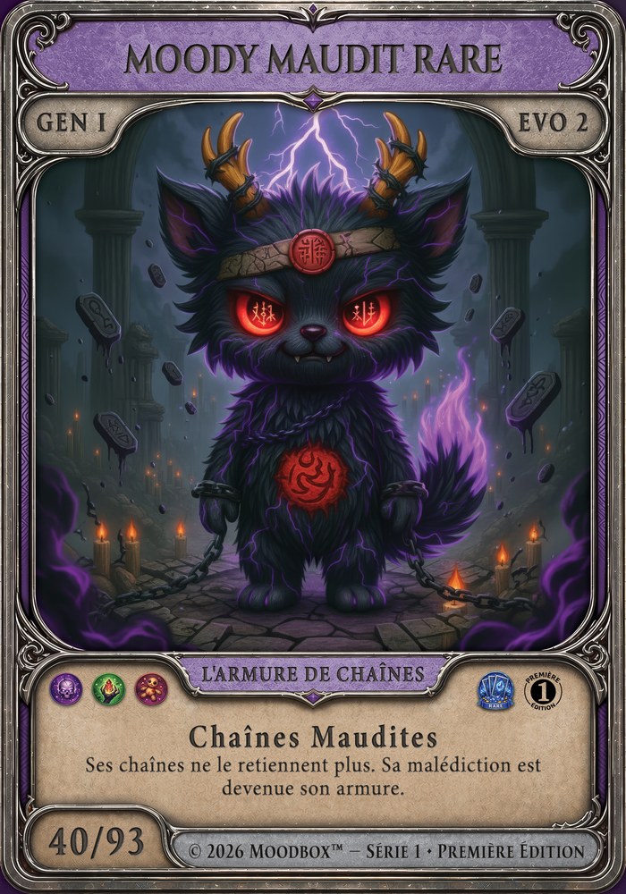 Carte Maudit Rare